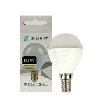 Лампа світлодіодна LED Z-LIGHT G45 E14 10W 4000K 850Lm 14510144 нейтральний білий