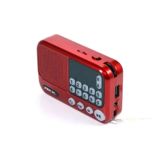 Радіоприймач BKK S99 USB MP3 червоний