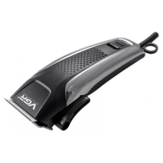 Машинка для стрижки волосся VGR V-120 Pro 8 насадок чорний з сріблястим