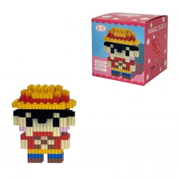 Конструктор піксельний Magic Blocks 6055-M Монкі Луффі 712 деталей