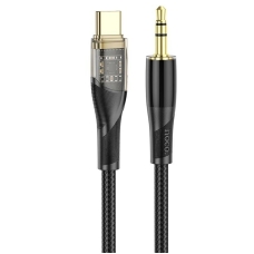 Аудіокабель HOCO UPA25 Transparent Discovery Edition Digital audio conversion cable Type-C Black new