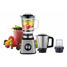 / Стаціонарний блендер з кавомолкою та м'ясорубкою зі скляною чашею 3в1 Zepline ZP-069 склянка для смузі 2000Вт NEW