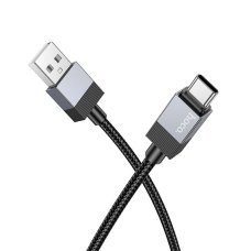 Кабель USB/Type-C 1 м Hoco X110 Honorific 3 А чорний