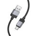 Кабель USB/Type-C 1 м Hoco X110 Honorific 3 А чорний