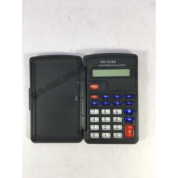 / Калькулятор КК-568А 10*6см. нестир. кнопки (маленький)