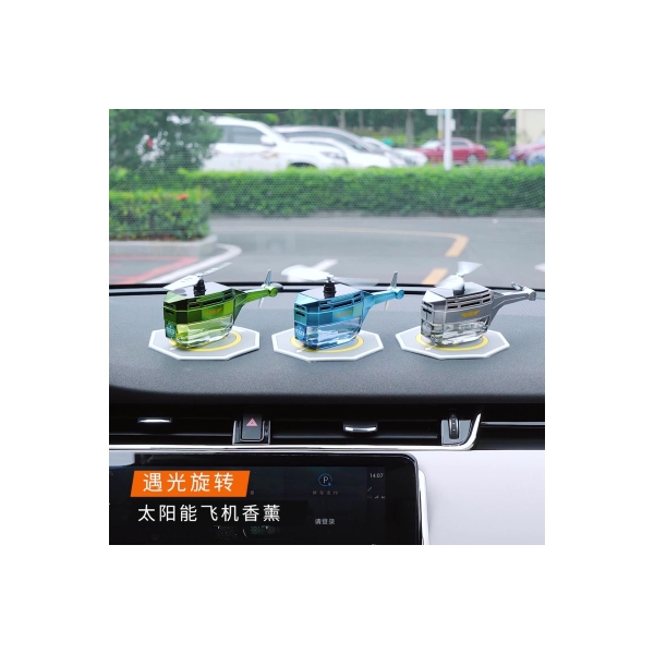 Автомобільний ароматизатор "Вертоліт" (Vert-02) на сонячній панелі new