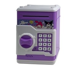 Скарбничка-сейф Куромі SL6610-1 19.2 х 13.3 см електронна з кодовим замком фіолетовий