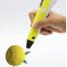 Набір 3D ручка з планшетом 3DPen-6 з ножицями та комплектом пластику 100 м Жовтий