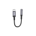 Перехідник Type-C M/3.5 мм AUX F 15 см BOROFONE BV24 Graceful сріблястий
