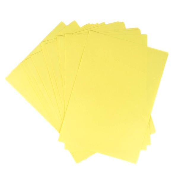 Папір кольоровий А4 20 шт BUROMAX ВМ2721220 жовтий