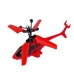 Інтерактивна літаюча іграшка Вертоліт JYX9008 зі світловими ефектами 18 см червоний