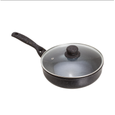 / Сковорода з антипригарним покриттям та кришкою Рон Ø 30 см new