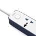 Мережевий фільтр-подовжувач 4 розетки WiWU Wi-S007 Power Strip GaN 2хUSB/2хType C 10 А 2 м білий Мережевий фільтр-подовжувач 4 розетки WiWU Wi-S007 Power Strip GaN 2хUSB/2хType C 10 А 2 м білий