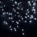 Світлодіодна гірлянда-завіса чорний дріт 240 LED Euro Led конус 5 м 8 режимів білий Світлодіодна гірлянда-завіса чорний дріт 240 LED Euro Led конус 5 м 8 режимів білий