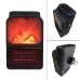 Тепловентилятор обігрівач Flame Heater електричний 900 Вт чорний