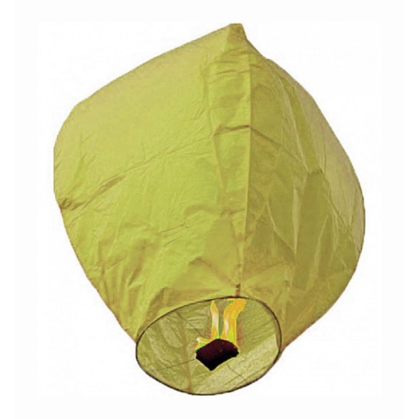 / Небесный фонарик купол 80 x 45 см Желтый