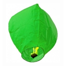 / Небесный фонарик купол 80 x 45 см Зеленый