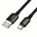 Кабель USB/Type-C 1 м HOCO X127 Exceed 3 A чорний