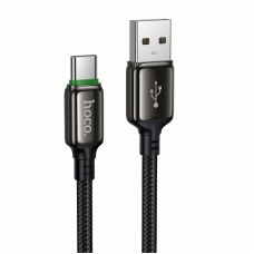 Кабель USB/Type-C 1 м HOCO X127 Exceed 3 A чорний