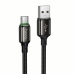Кабель USB/Type-C 1 м HOCO X127 Exceed 3 A чорний