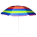 Пляжна садова парасолька 2 м Best-12 Смужки №1 Anti-UV з нахилом різнокольоровий