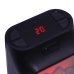 Тепловентилятор обігрівач Flame Heater електричний 900 Вт чорний