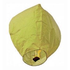 / Небесный фонарик купол 80 x 45 см Желтый