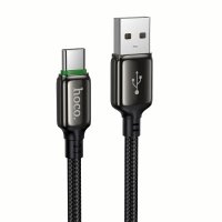 Кабель USB/Type-C 1 м HOCO X127 Exceed 3 A чорний