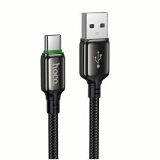 Кабель USB/Type-C 1 м HOCO X127 Exceed 3 A чорний