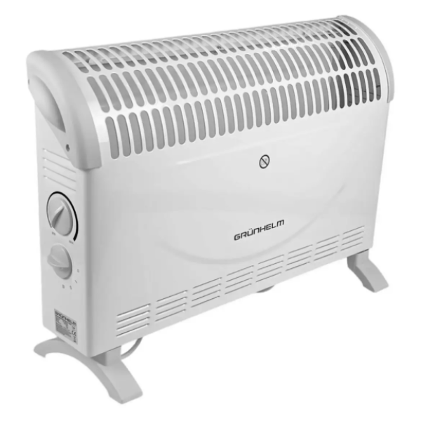 Обігрівач конвектор Grunhelm GC-2000A електричний 2000 Вт білий