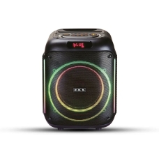 Колонка портативна ZXX 5502 Bluetooth LED FM з мікрофоном чорний
