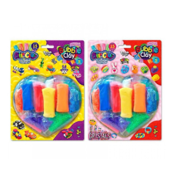 Креативна творчість із пластиліну "Air Clay+Bubble Clay" new