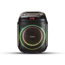 Колонка портативна ZXX 5502 Bluetooth LED FM з мікрофоном чорний