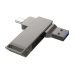 Флеш пам'ять USB 32 GB Hoco UD15 Clever Type-C+USB 3.2 сірий