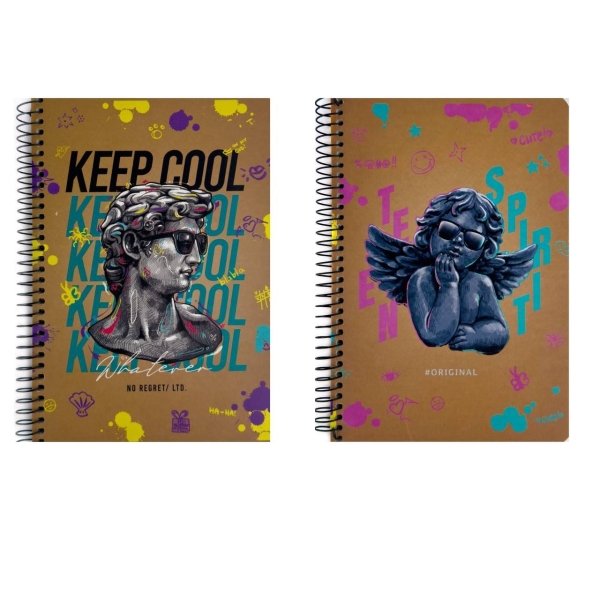 Блокнот А5 клітинка 96 аркушів Школярик 6102 Student спіраль