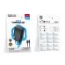 Зарядний пристрій з кабелем USB/microUSB 1 м BOROFONE BAS71A Source 10.5 W 5 V 2.1 А чорний