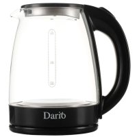 Електрочайник Dario DR1802 скло 1.8 л чорний