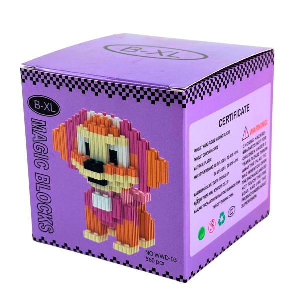 Конструктор піксельний 03-WWD Щенячий патруль Скай 560 деталей