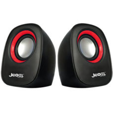 Колонки для комп'ютера Jedel M600 акустична система чорний з червоним
