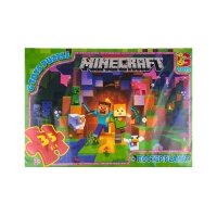 Пазли класичні 35 елементів G-Toys MC787 Minecraft з постером