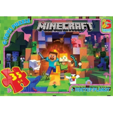 Пазли ТМ "G-Toys" із серії "Minecraft" (Майнкрафт), 35 ел MC787 new