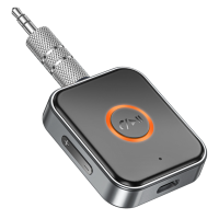 Bluetooth-ресивер BOROFONE BC55 AUX чорний зі сріблястим