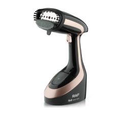 Відпарювач для одягу RAF SKY RS7308 вертикальний 1800 Вт чорний з рожевим