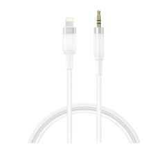 Адаптер XO NB-R279A IP to 3.5 Brushed Clear Audio Cable Білий new
