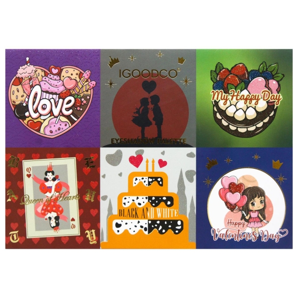 Дитячі тіні для повік IG2979 різнобарвний