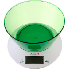 Ваги кухонні електронні до 5 кг Vilgrand VKS-533C точність 1 г зелений