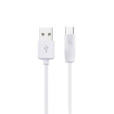 Кабель USB/Type-C 1 м Hoco X1 3 А білий