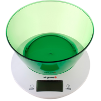 Ваги кухонні електронні до 5 кг Vilgrand VKS-533C точність 1 г зелений
