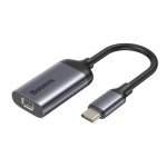 USB-хаб зовнішній 1 порт Mini DP Baseus Enjoyment Type-C 0.2 м сріблястий