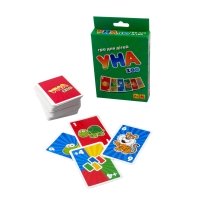 Настільна гра Strateg 7016 Уно Zoo 2-10 гравців для всієї родини